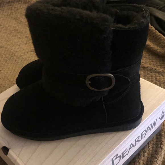 BearPaw Black Winter Boots - Picture 2 of 7